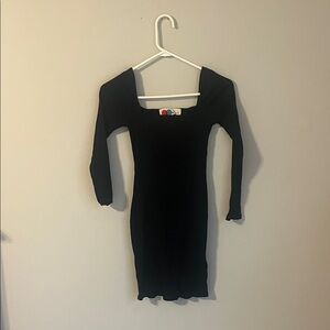 Free People Black Mini Dress